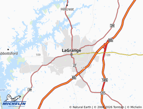 Kaart MICHELIN LaGrange - ViaMichelin