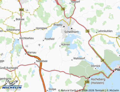 MICHELIN Kühren map - ViaMichelin