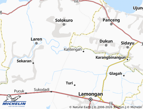 MICHELIN Karanggeneng map - ViaMichelin