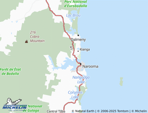 MICHELIN North Narooma map - ViaMichelin