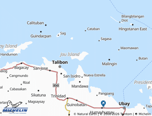 MICHELIN Busalian map - ViaMichelin