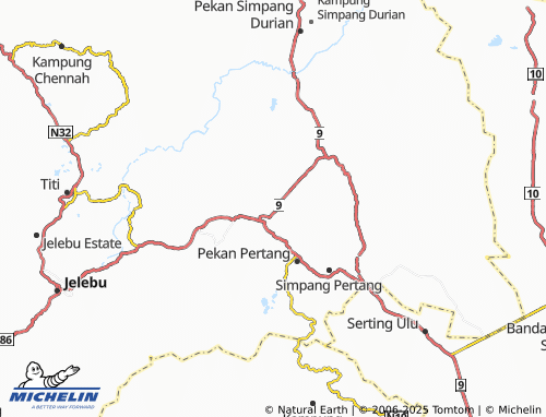 MICHELIN Kampung Kerangai map - ViaMichelin