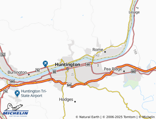 MICHELIN Corryville map - ViaMichelin