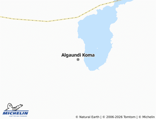 Mapa MICHELIN Algaundi Koma - ViaMichelin