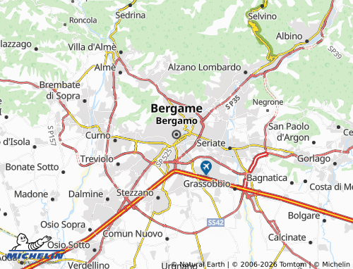 Mapa MICHELIN Bérgamo - ViaMichelin