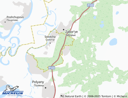 MICHELIN Polkovo map - ViaMichelin