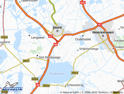 Mapa MICHELIN Ouwsterhaule - ViaMichelin