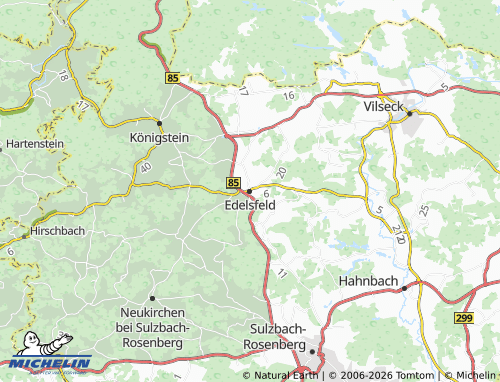 Mappa MICHELIN Edelsfeld - ViaMichelin