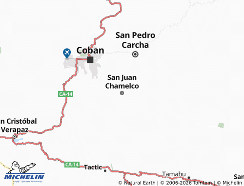 Mappa MICHELIN San Juan Chamelco - ViaMichelin