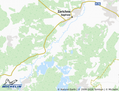 Mappa MICHELIN Vovchytsi - ViaMichelin