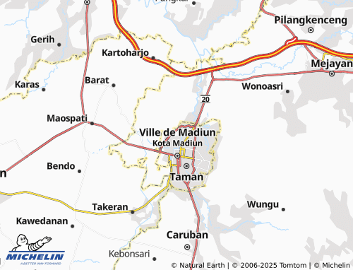 Carte MICHELIN Ngegong - ViaMichelin