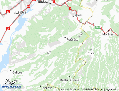 Kaart MICHELIN Valea Bălcească - ViaMichelin