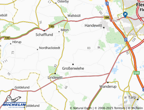 Mapa MICHELIN Nordwiehe - ViaMichelin