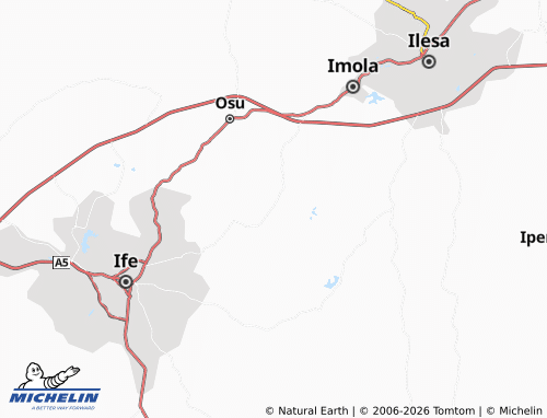 MICHELIN Itagunmodi map - ViaMichelin