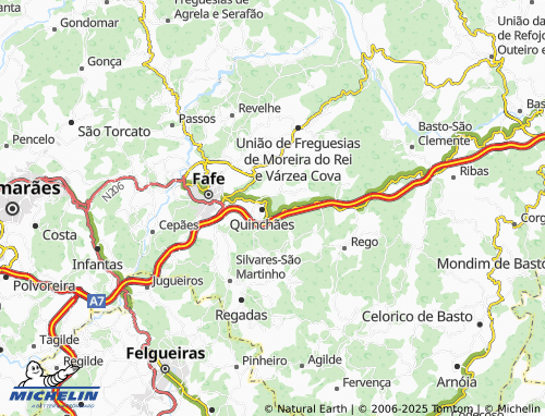 MICHELIN Falperra map - ViaMichelin