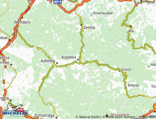 Mappa MICHELIN Azpeitia - ViaMichelin