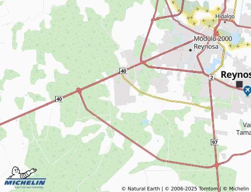 MICHELIN Nuevo Miravalle map - ViaMichelin