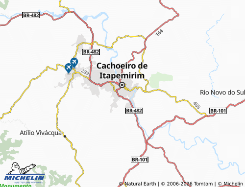Mapa MICHELIN Alto Amarelo - ViaMichelin