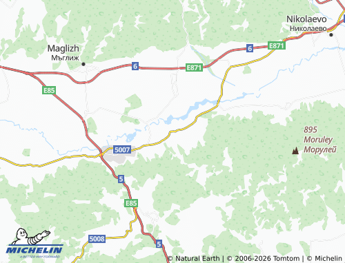 Mappa MICHELIN Shanovo - ViaMichelin