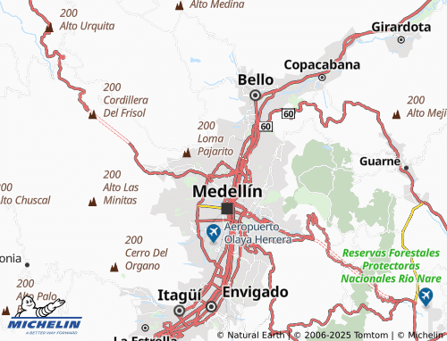 MICHELIN Bosques de San Pablo map - ViaMichelin