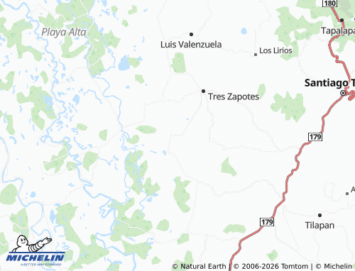 Mapa MICHELIN Paso del Amate - ViaMichelin