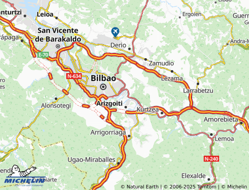 MICHELIN Legizamon map - ViaMichelin