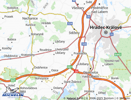 Mappa MICHELIN Urbanice - ViaMichelin