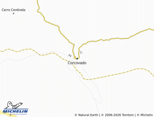 Kaart MICHELIN Corcovado - ViaMichelin