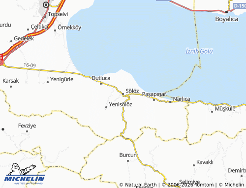 MICHELIN Sölöz map - ViaMichelin