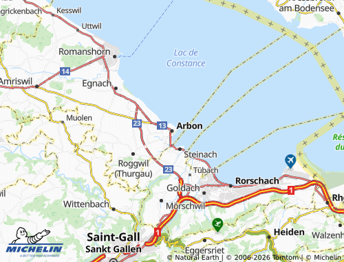 Mappa MICHELIN Arbon - ViaMichelin