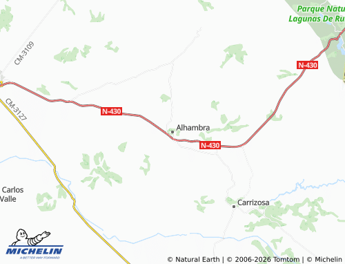 MICHELIN Alhambra map - ViaMichelin