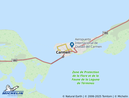 MICHELIN Fraccionamiento Justo Sierra map - ViaMichelin