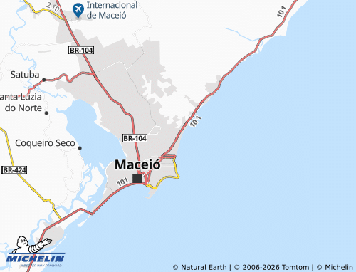 Mapa MICHELIN Cruz das Almas - ViaMichelin