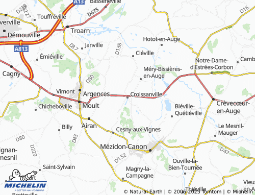 MICHELIN Croissanville map - ViaMichelin