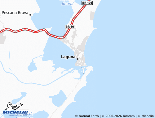 MICHELIN Laguna map - ViaMichelin