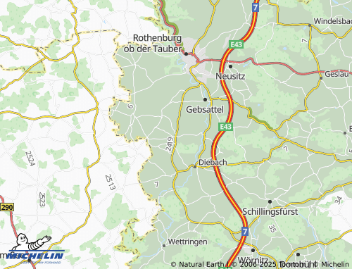 Mapa MICHELIN Lohr - ViaMichelin