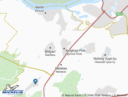MICHELIN-Landkarte Krugloye Pole - ViaMichelin