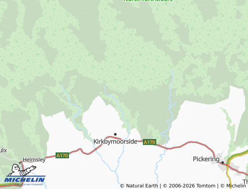 Carte MICHELIN Hutton-le-Hole - ViaMichelin