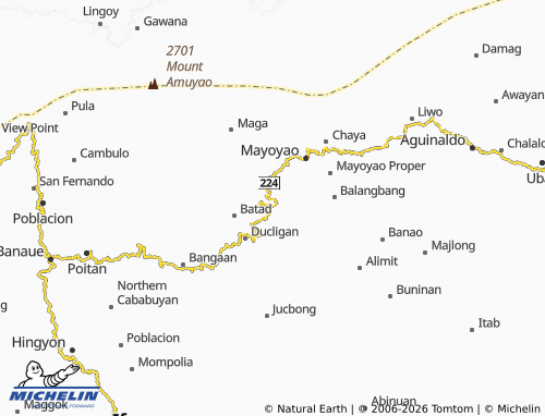 MICHELIN Nalbu map - ViaMichelin