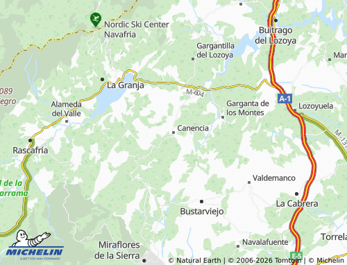 MICHELIN-Landkarte Canencia - ViaMichelin