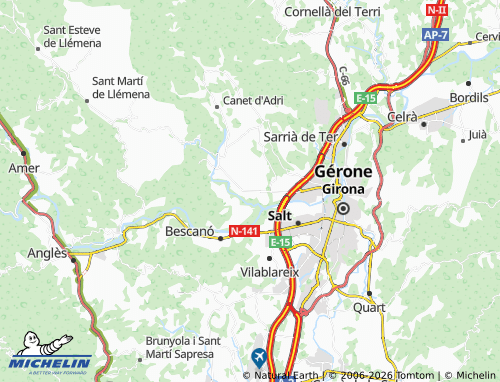 MICHELIN-Landkarte Sant Gregori - ViaMichelin