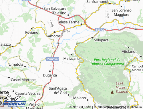 MICHELIN Melizzano map - ViaMichelin