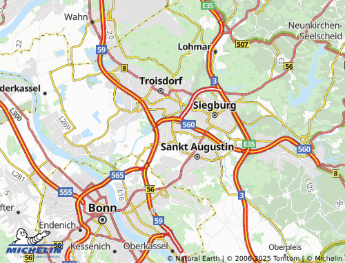MICHELIN Menden (Rheinland) map - ViaMichelin