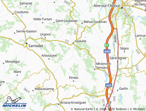 MICHELIN-Landkarte Clèdes - ViaMichelin