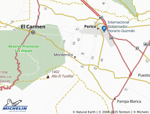 MICHELIN Monterrico map - ViaMichelin
