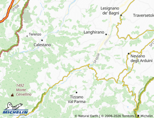Mappa MICHELIN Cozzano - ViaMichelin