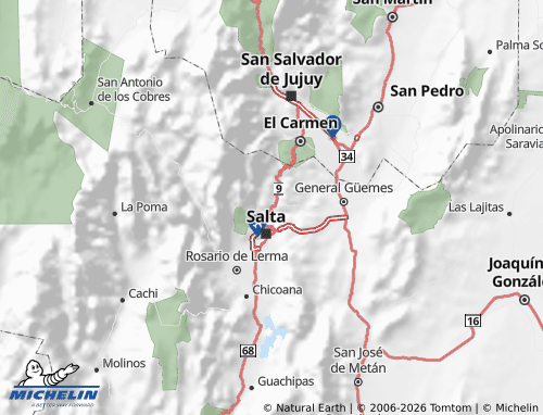 Mappa MICHELIN La Caldera - ViaMichelin