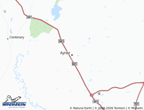 Carte MICHELIN Aynor - ViaMichelin