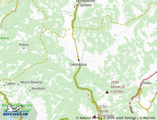 Mapa MICHELIN Leonessa - ViaMichelin