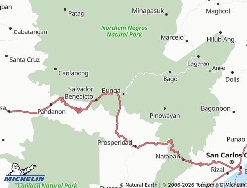 MICHELIN Bunga map - ViaMichelin